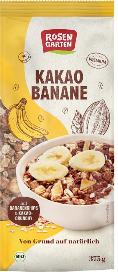 Produktfoto zu Kakao Bananen Müsli
