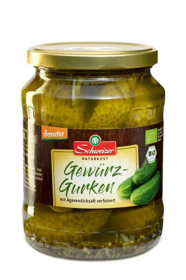 Produktfoto zu Gewürzgurken süß-sauer