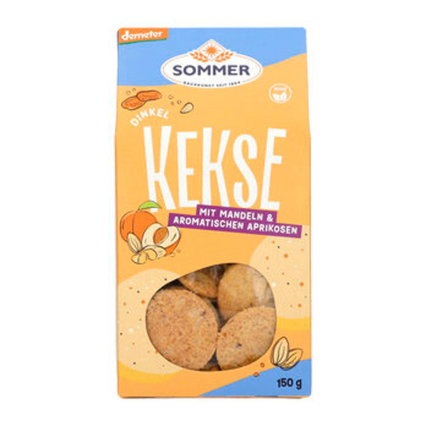 Produktfoto zu Dinkel Mandel Aprikose Kekse
