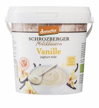 Produktfoto zu Vanille Joghurt mild im Eimer