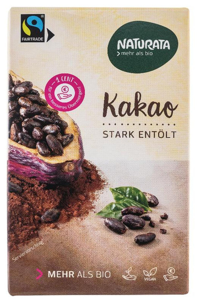 Produktfoto zu Kakao stark entölt