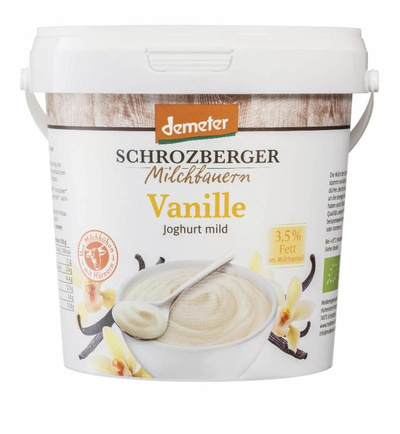 Produktfoto zu Vanille Joghurt mild im Eimer