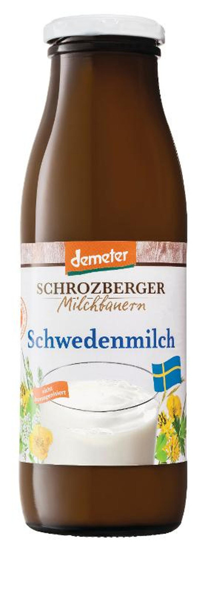 Produktfoto zu Schwedenmilch DEMETER - Flasche