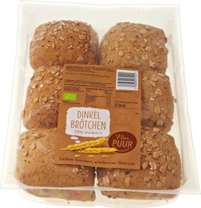 Produktfoto zu Nur Puur Dinkel Brötchen Aufback