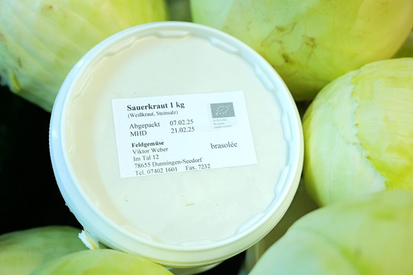 Produktfoto zu Sauerkraut 1Kg frisch und regional
