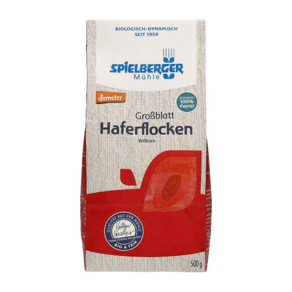 Produktfoto zu Spielberger Haferflocken Großblatt Vollkorn
