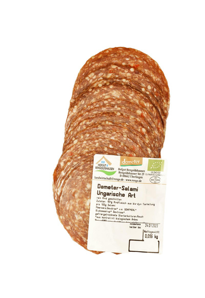Produktfoto zu Rindersalami ungarisch geschnitten  ca. 120 g