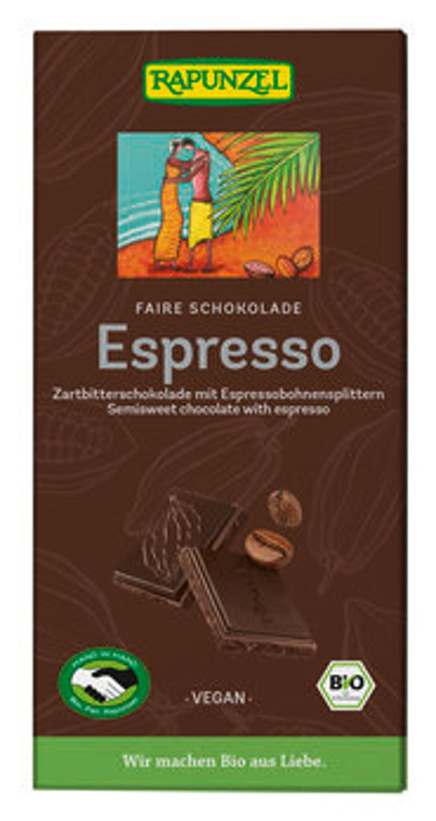 Produktfoto zu Zartbitter Schokolade Espresso
