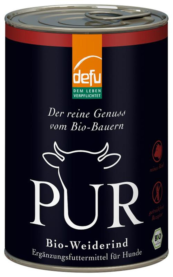 Produktfoto zu Hundefutter PUR Weiderind