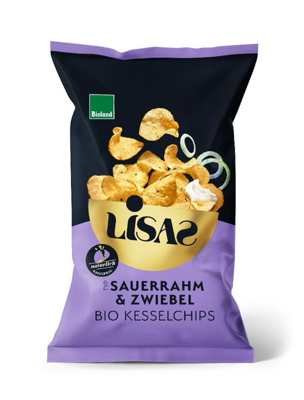Produktfoto zu Lisas Kesselchips Sauerrahm -