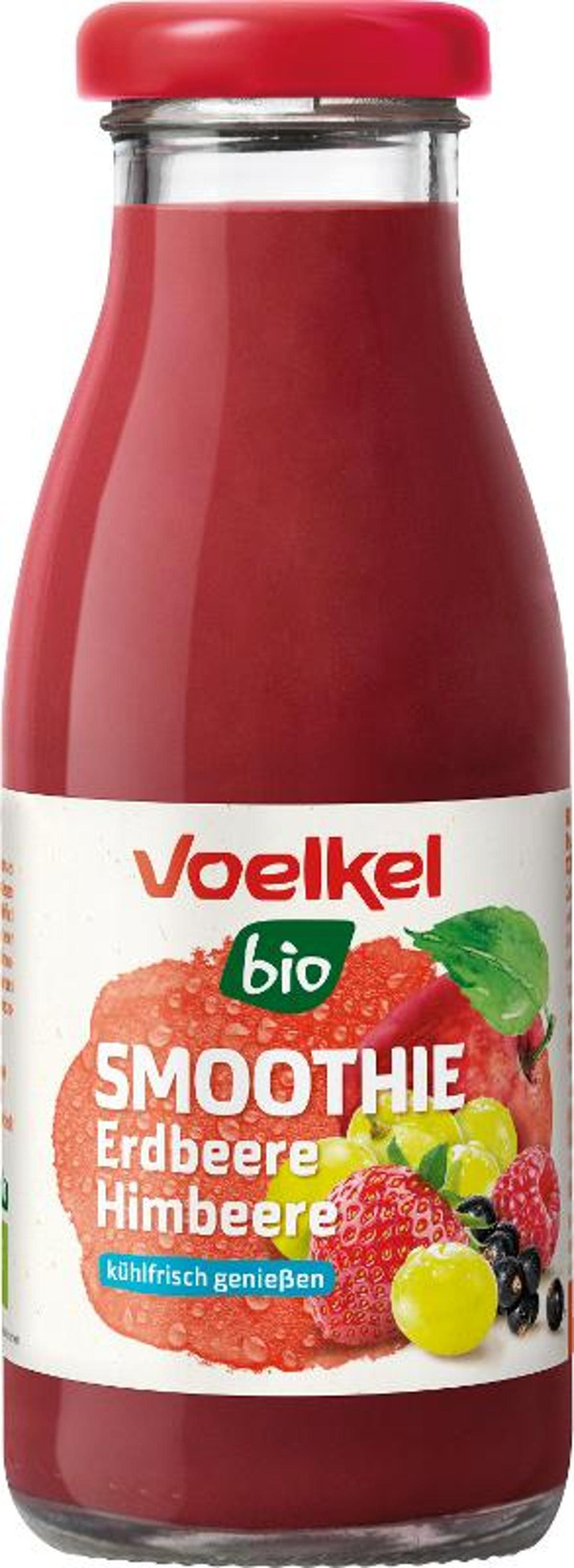 Produktfoto zu Smoothie Erdbeere, Himbeere kühlfrisch