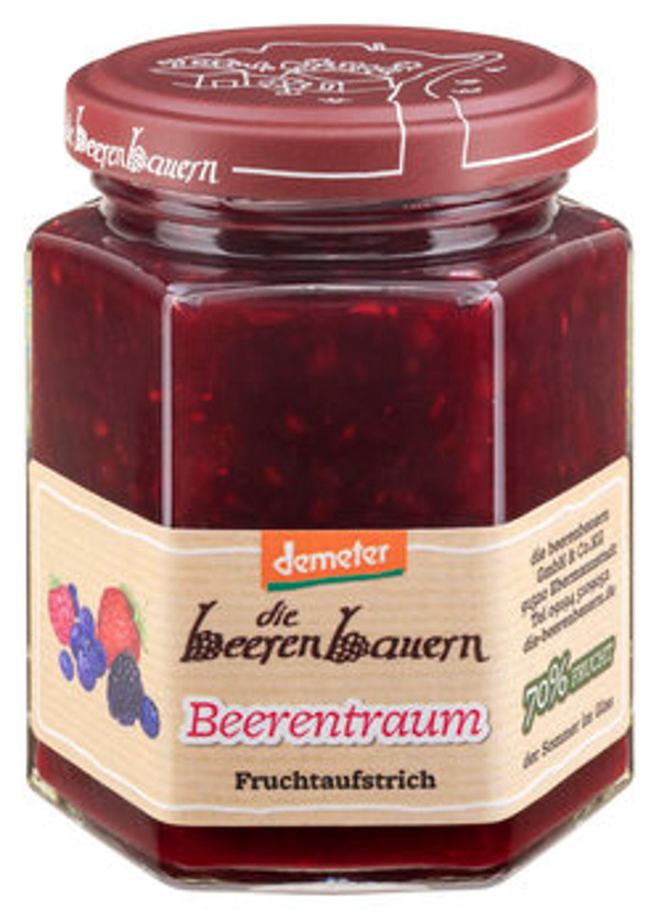 Produktfoto zu die beerenbauern Beeren- Traum Fruchtaufstrich