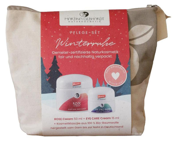 Produktfoto zu Geschenkset Winterruhe Rose Cream & Eye Care Cream