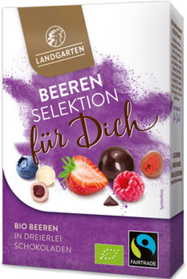 Produktfoto zu Landgarten Beeren Selektion Schokolade Für Dich Fair