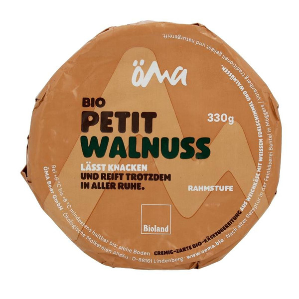 Produktfoto zu Petit Brie Walnuss 50%
