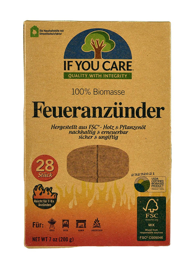 Produktfoto zu Grill- & Feueranzünder aus Bio