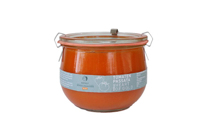Produktfoto zu Rengo Tomaten Passata Heart of Gold im schönen Weckglas