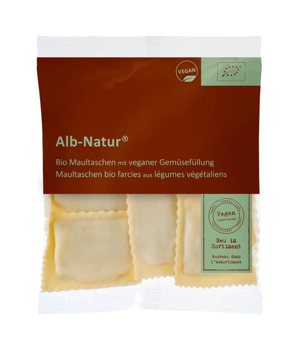 Produktfoto zu Maultaschen vegan mit Gemüsefüllung