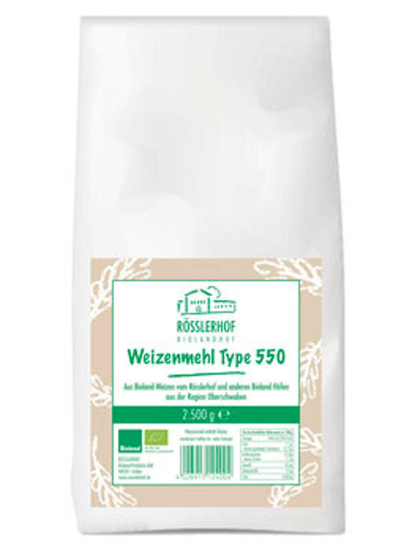 Produktfoto zu Weizenmehl Typ 550 - Großpackung