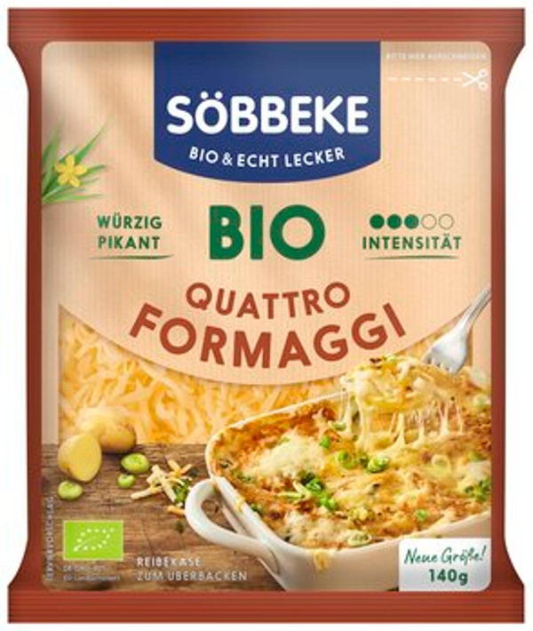 Produktfoto zu Söbbeke Reibekäse Quattro Formaggi