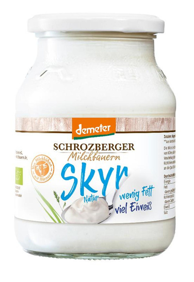 Produktfoto zu Skyr natur DEMETER - Glas