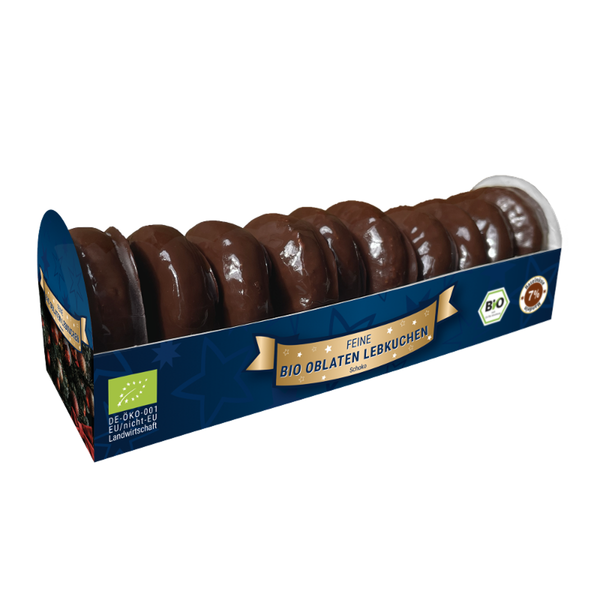 Produktfoto zu Mini Nürnberger Oblaten Lebkuchen mit Schokolade
