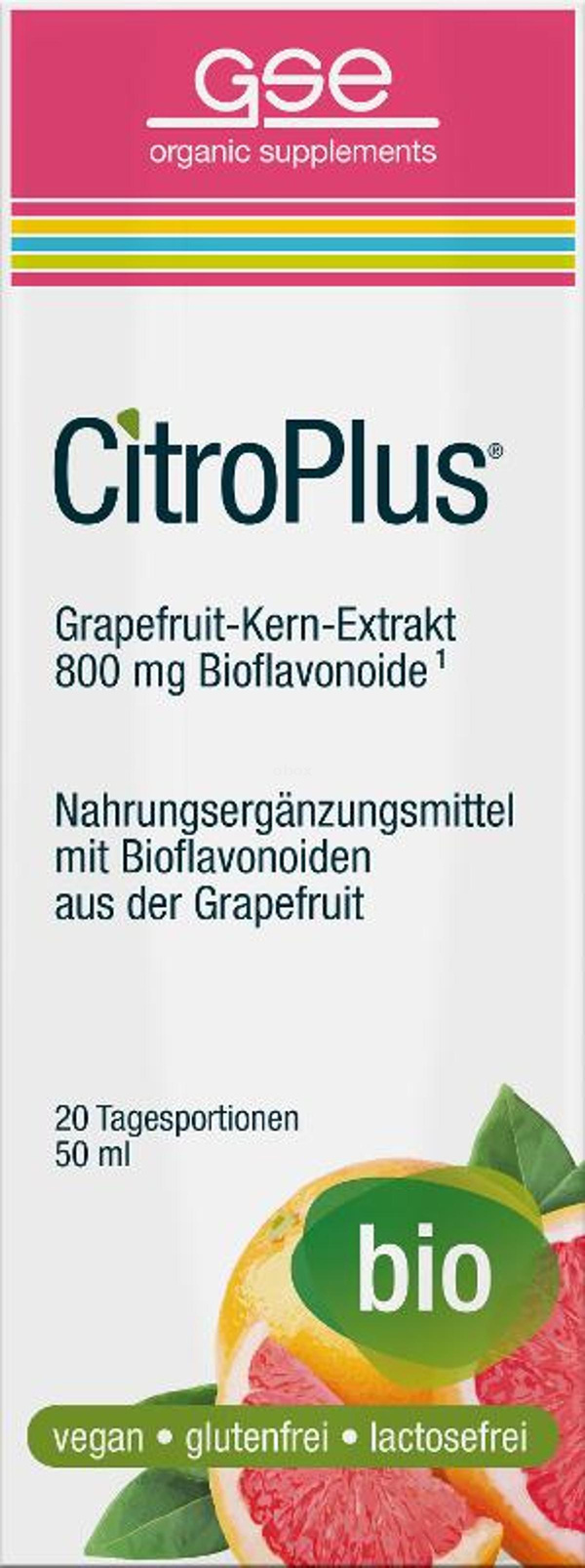 Produktfoto zu CitroPlus 800 Grapefruitkern Extrakt - Tropfen