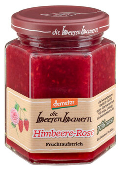 Produktfoto zu Himbeere Rose Fruchtaufstrich