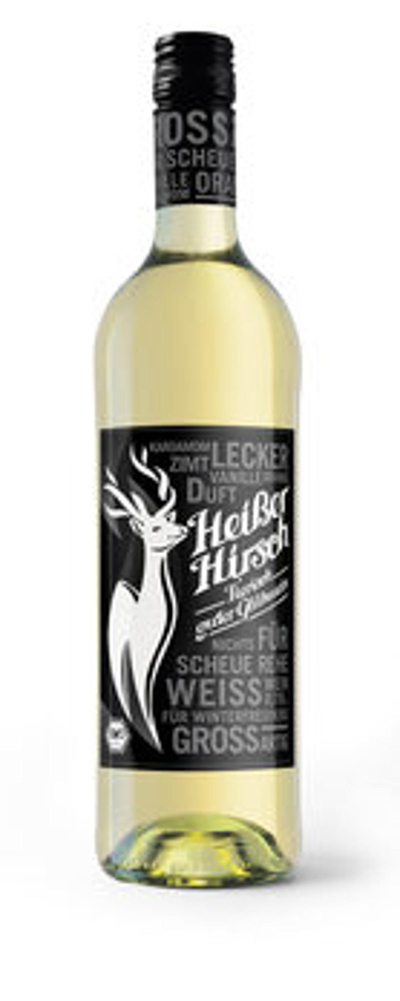 Produktfoto zu HEISSER HIRSCH Glühwein weiß