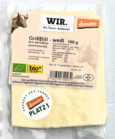 Produktfoto zu WIR GrillBill Brat-und Grillkäse natur