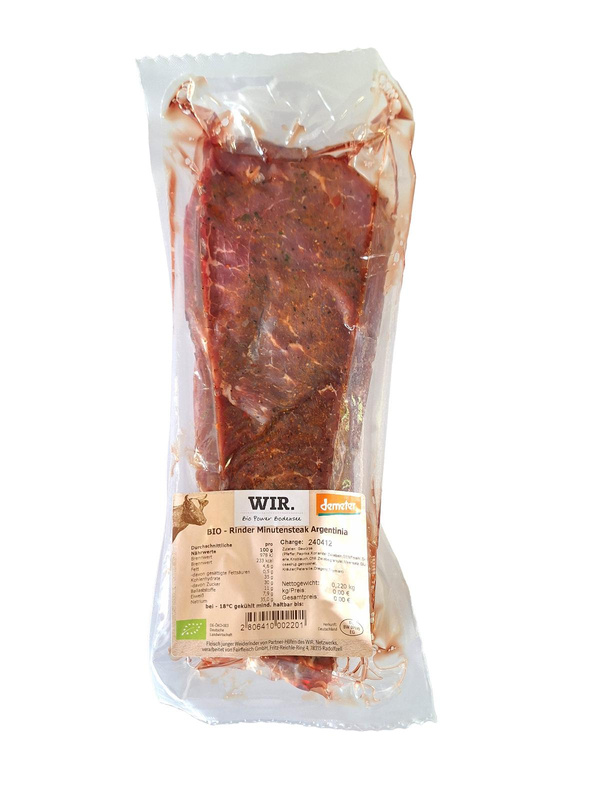 Produktfoto zu Rinder Minutensteak in Paprikamarinade 2 Stück ca. 200 g