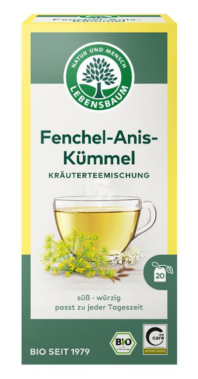 Produktfoto zu Fenchel-Anis-Kümmeltee, Teebeutel Tee