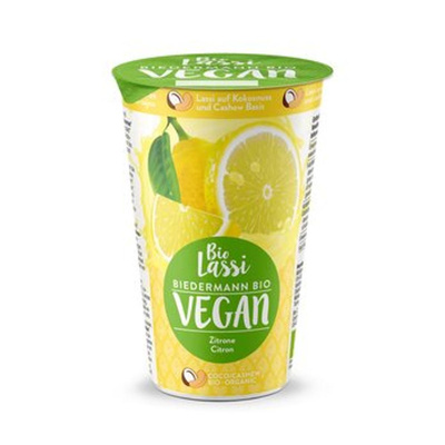 Produktfoto zu Bio Vegan Lassi Zitrone