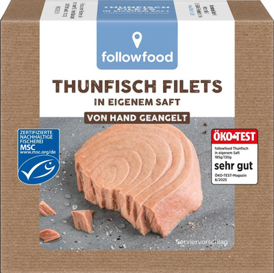 Produktfoto zu Thunfisch Filets im eigenen Saft