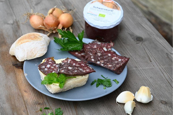 Produktfoto zu Schwarzwurst Schwein