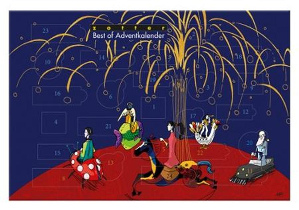 Produktfoto zu Zotter best of Adventskalender