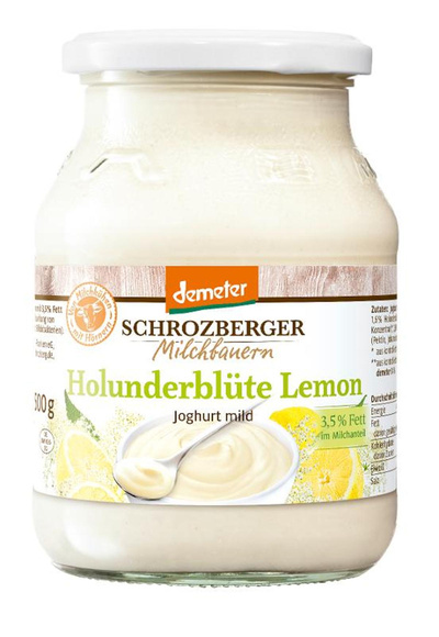 Produktfoto zu Sommerjoghurt Holunderblüte-Lemon