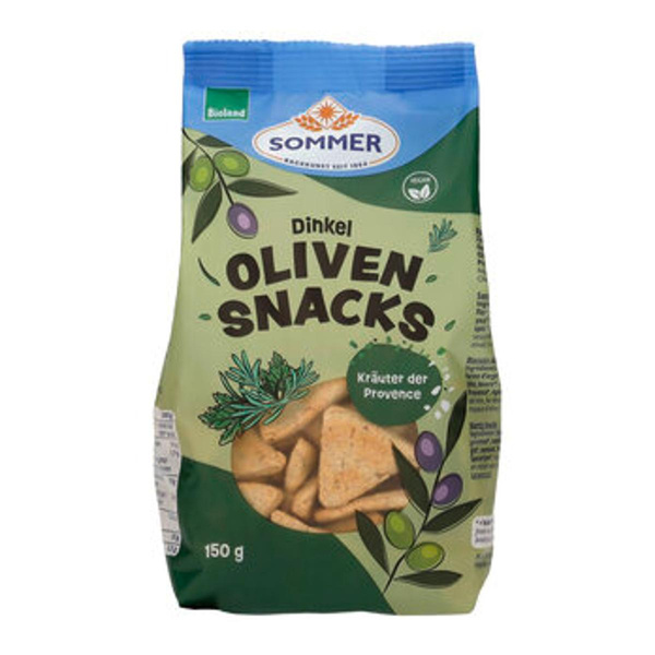 Produktfoto zu Dinkel Oliven-Snacks mit Kräuter der Provence
