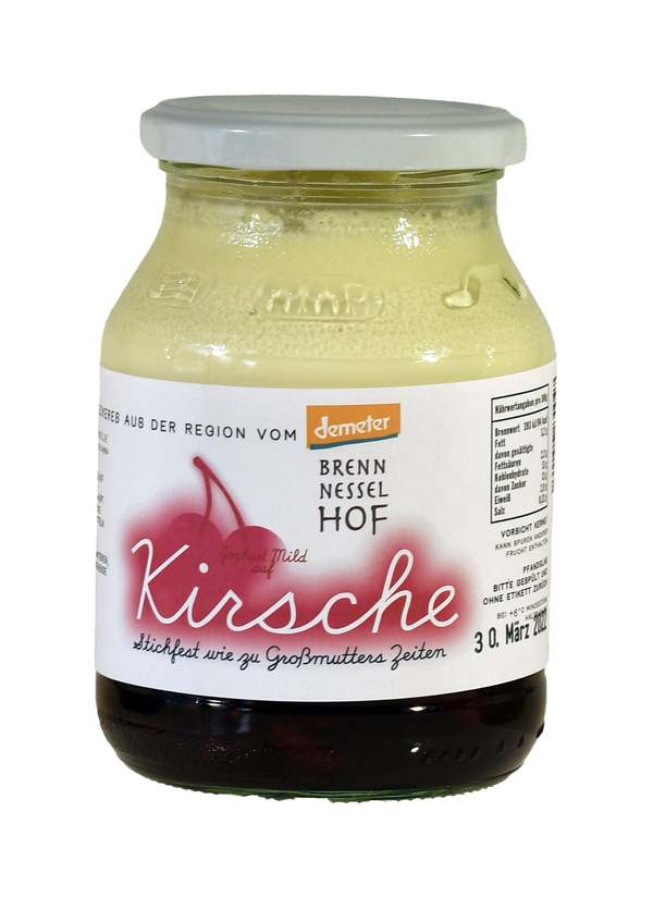 Produktfoto zu Joghurt auf Frucht Kirsche