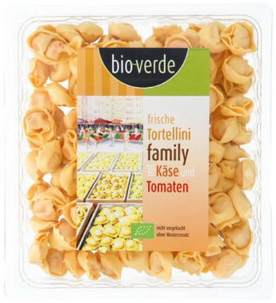 Produktfoto zu bio-verde Tortellini Family Pack Käse & Tomate