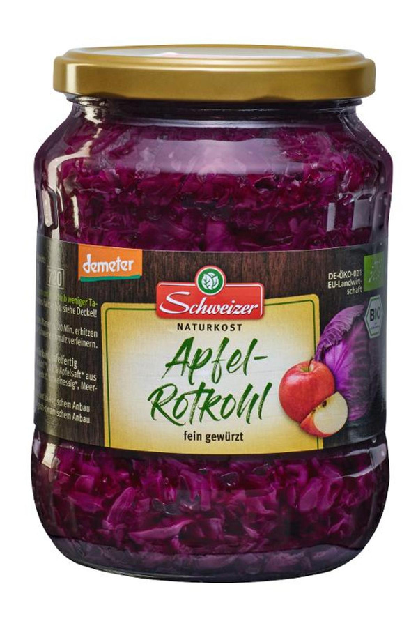 Produktfoto zu Apfel Rotkohl