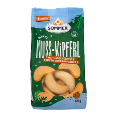 Produktfoto zu Dinkel-Nusskipferl - vegan