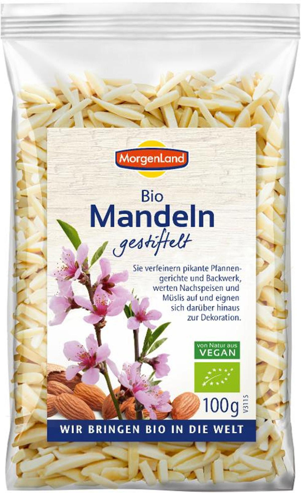Produktfoto zu Mandeln gestiftelt